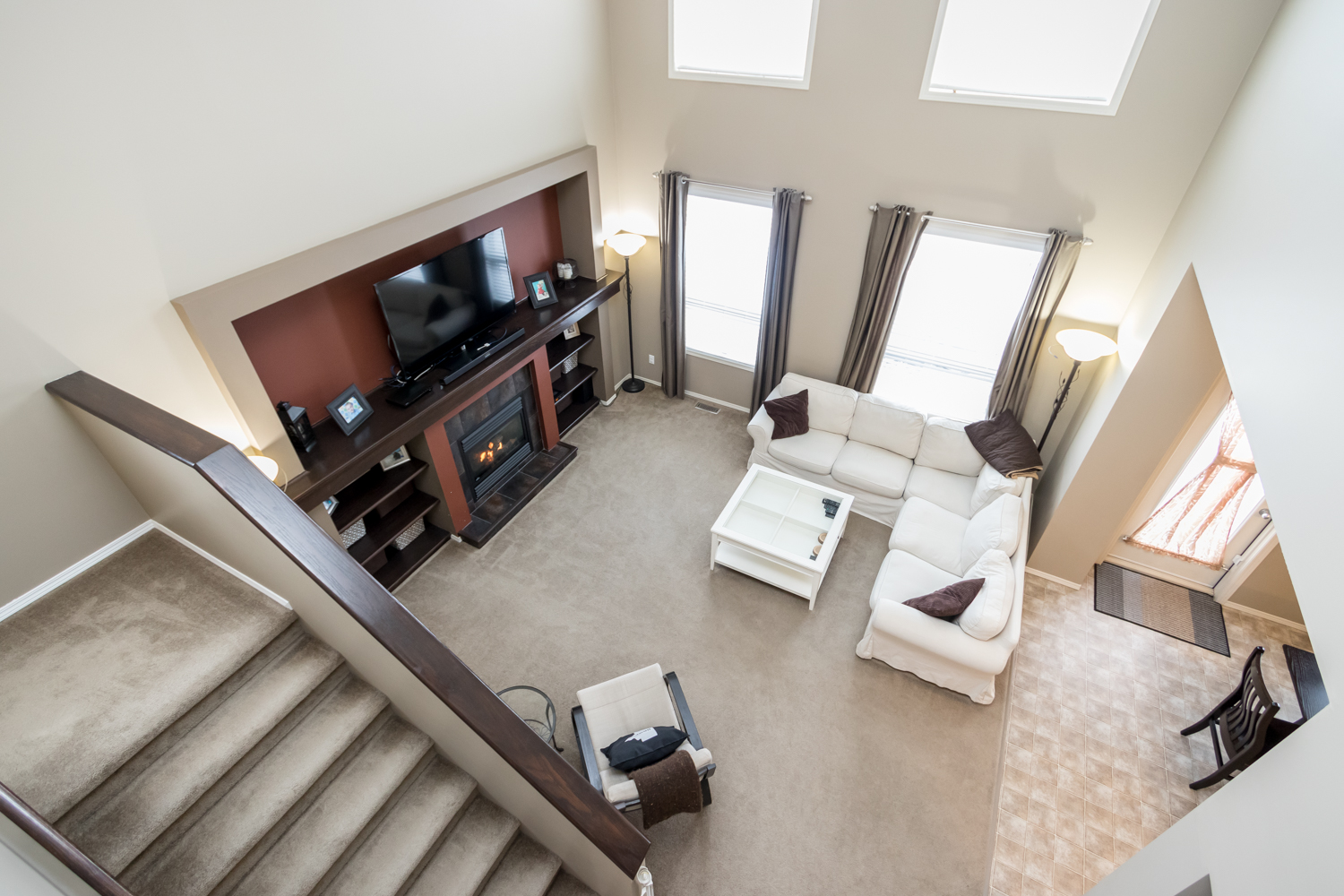 99 Linden Lake Drive - Living Room Overhead View