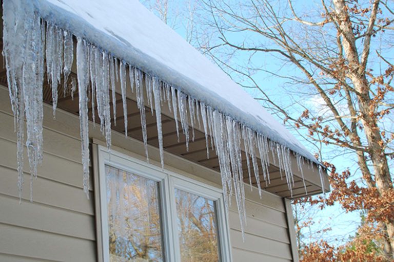 roof inspection, ice damming